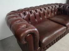 commander en ligne canapé chesterfield cuir marron deuxième main proche Rouen