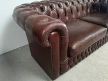 trouver canapé chesterfield cuir vieilli marron original proche Rouen